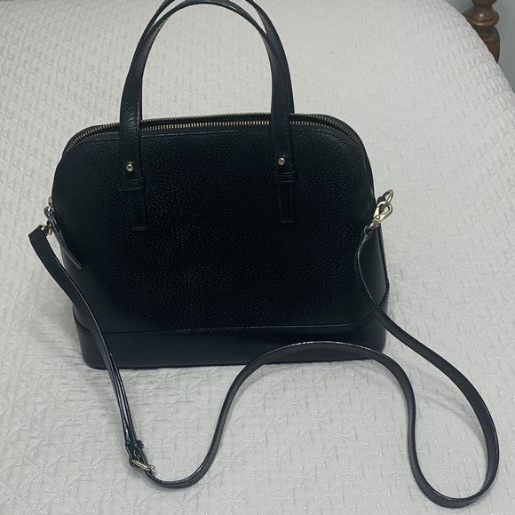 Kate Spade Black Textured Satchel - Picture 4 of 5